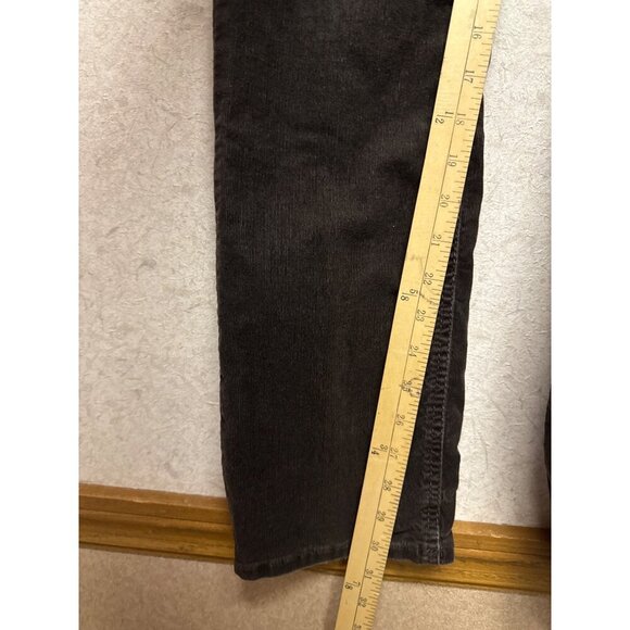 Abercrombie & Fitch Women's Pants Brown Corduroy Low Rise Straight Leg Size 6 - Picture 7 of 10